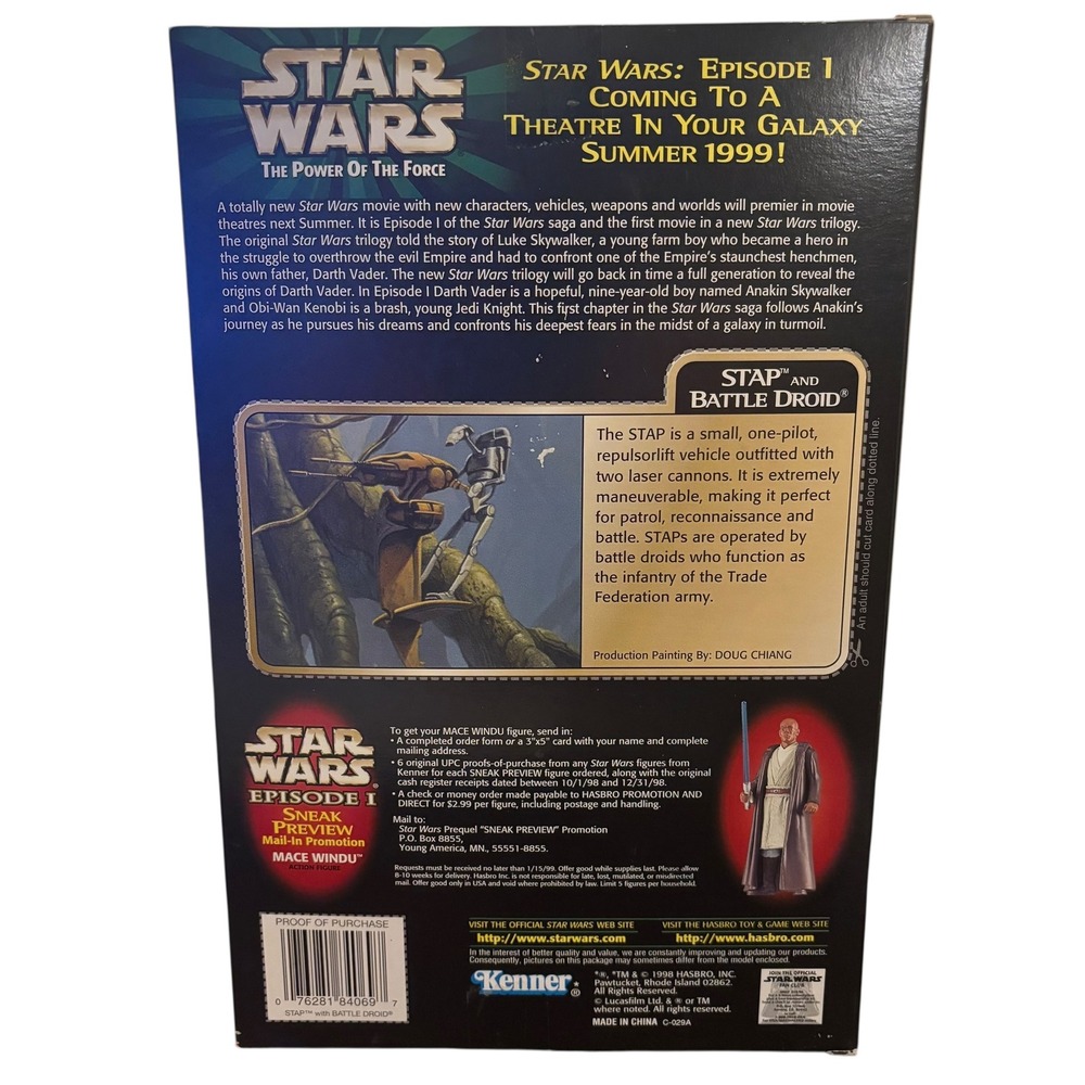 Star Wars Episode 1 The Power of the Force STAP Battle Droid Sneak Preview New - Picture 2 of 16